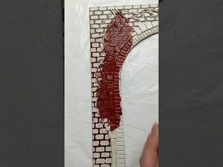 Декорирую рамку для вышивки.