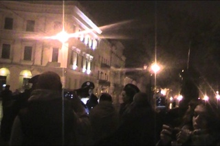 Разгон лагеря евромайдановцев в Одессе