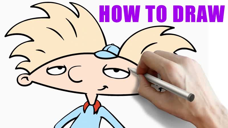 How to draw Arnold from Hey Arnold, Nikelodeon Character