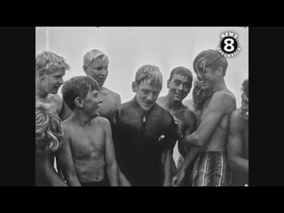Surfing in San Diego 1965