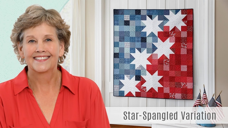 How to Make a Star Spangled Variation Quilt Free Quilting