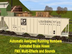 54ftHopper LO 3-Bay Louis Dreyfus Corp USLX #
