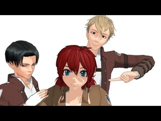 MMDGET UP & MOVE LEVI/FARLAN/ISABEL