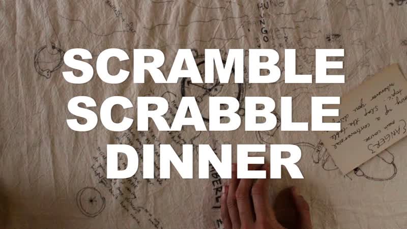 Host a Scramble Scrabble Dinner. , J. Morgan Puett, The Art