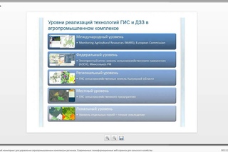 Космический мониторинг для управления агропромышленным комплексом регионов
