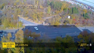 ДТП (авария г. Волжский) ул. Энгельса - ул. Пушкина 24-10-2021 10-55