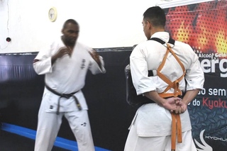 Chute Frontal Kyokushin - Ewerton Teixeira - Round One