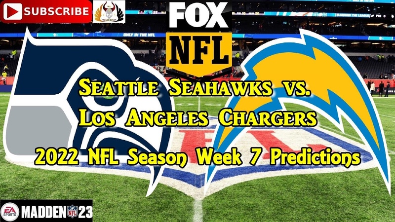 Seattle Seahawks vs. Los Angeles Chargers, 2022 NFL Season Week 7, Predictions Madden NFL