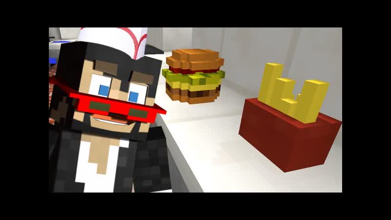 Minecraft: MY NEW FAST FOOD JOB Order