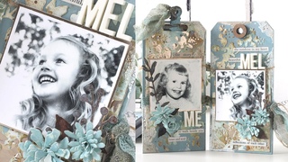 Mixed Media with Shari Carroll: Locket Style Tags