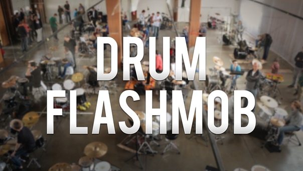 Big Drum Flash Mob, Schlagzeug Flash