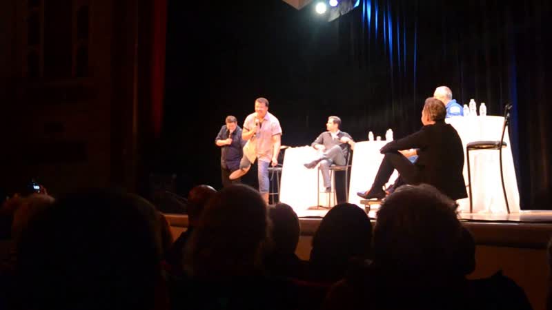 Neil de Grasse Tyson Brian Greene Reenact a Scene from Gravity at Star Talk