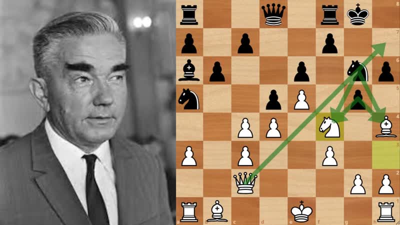 Красивые жертвы лёгких фигур в атакующем стиле