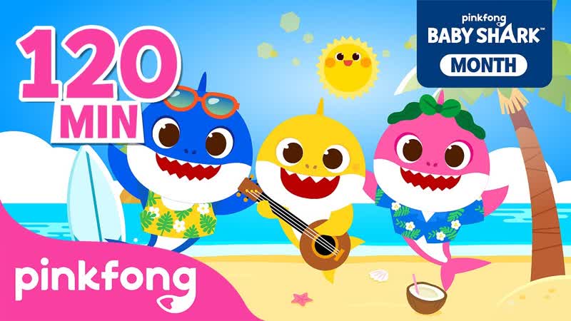 Summer Baby Shark More and More, Best Baby Shark Songs ONLY, Animal Song, Pinkfong Songs for