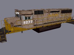 EMD SD40 SBD #8277