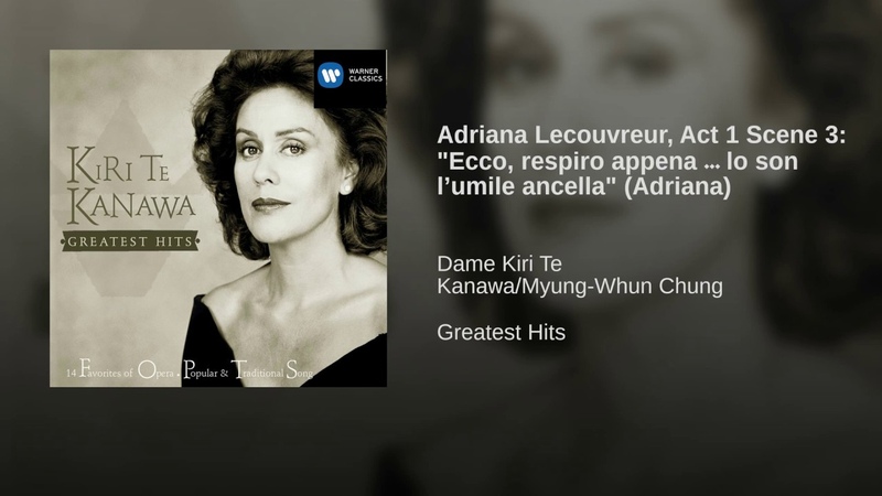 Adriana Lecouvreur, Act 1 Scene 3: Ecco, respiro appena lo son l umile ancella (