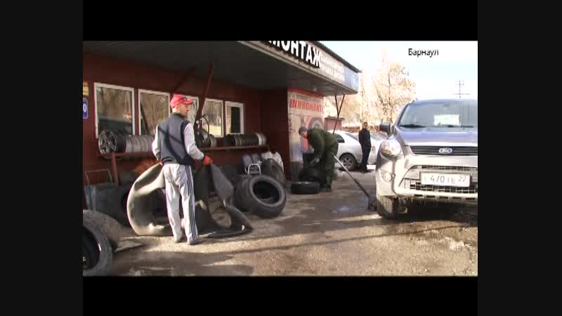 Зима застала барнаульцев