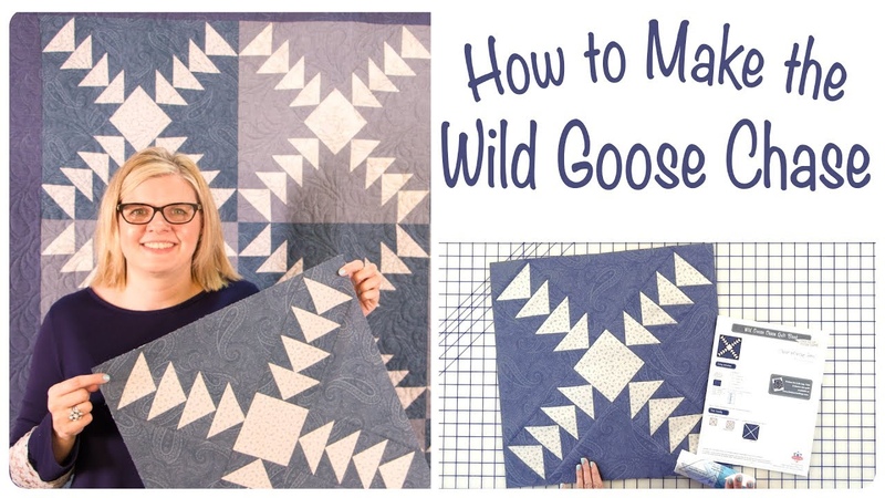 Wild Goose Chase Classic and Vintage Block ( FREE BLOCK PATTERN