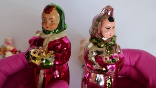 Елочные игрушки СССР.Персонажи сказки Серебряное копытце
