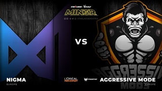 [RU] Nigma vs Aggressive Mode, Game 1, StarLadder ImbaTV Minor Europe Qualifier