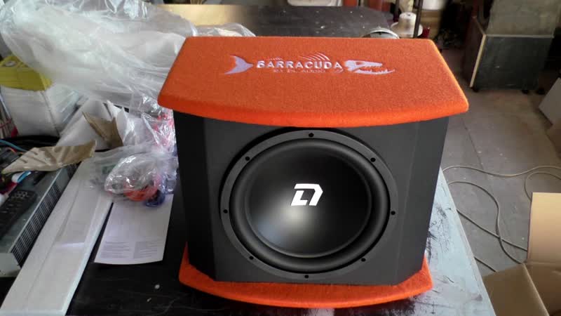 Активный сабвуфер DL Audio Barracuda 12 A, распаковка, обзор,