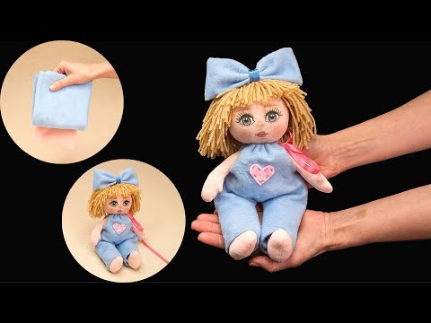 A cute doll out of fabric with your own hands just do the toy