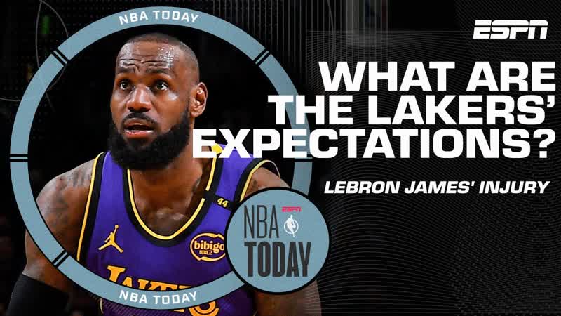 How CONCERNING is Le Brons injury What are the Lakers EXPECTATIONS without him , NBA
