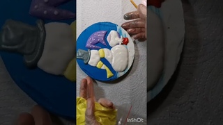 СНЕГОВИК С ГНОМОМ. ВИДЕО-УРОК ПО РОСПИСИ ПРЯНИКА.