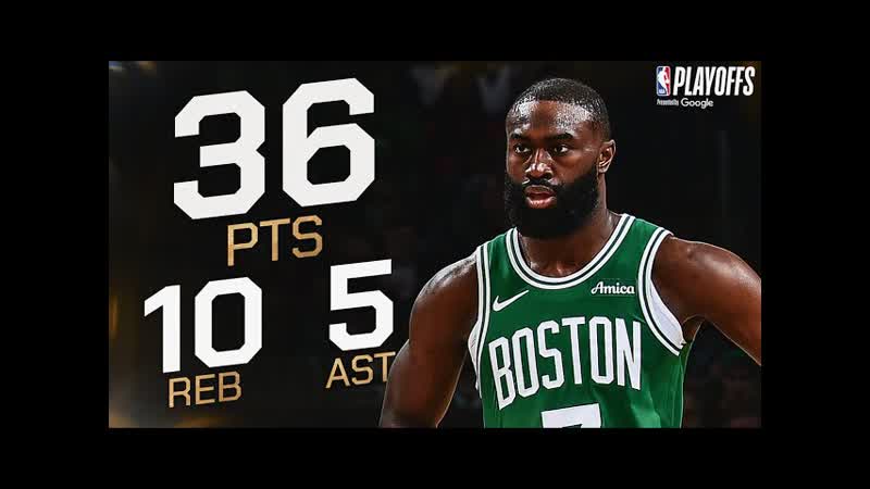 Jaylen Brown Holds It Down In Game 2 , April 23,