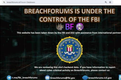 Позавчера стало известно, что силовые ведомства США захватили под свой контроль сервер известного теневого форума «BreachForums», а также его официальный Телеграм-канал.