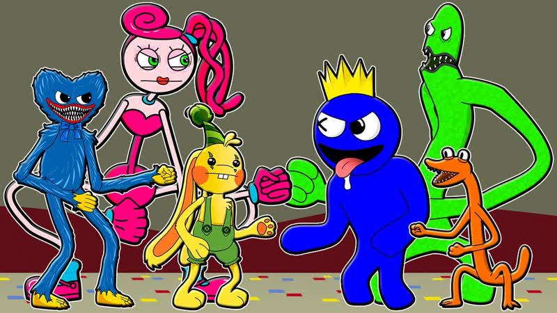 РАДУЖНЫЕ ДРУЗЬЯ ПРОТИВ ПОППИ ПЛЕЙТАЙМ RAINBOW FRIENDS VS POPPY PLAYTIME