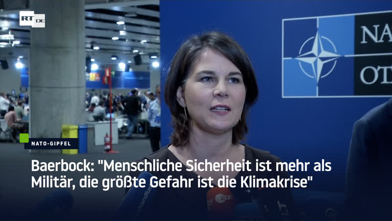 Baerbock: Menschliche Sicherheit ist mehr als Militär, die größte Gefahr ist die
