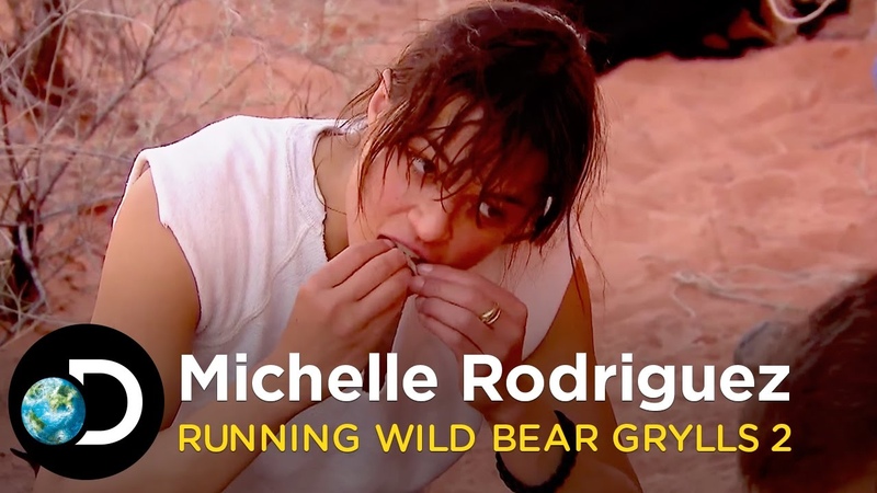 Michelle Rodriguez s Most Disgusting Meal, Running Wild with Bear Grylls