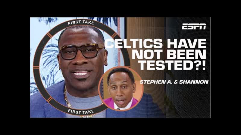Stephen A. Shannon Sharpe VERY ANIMATED over the Celtics NOT being tested , First