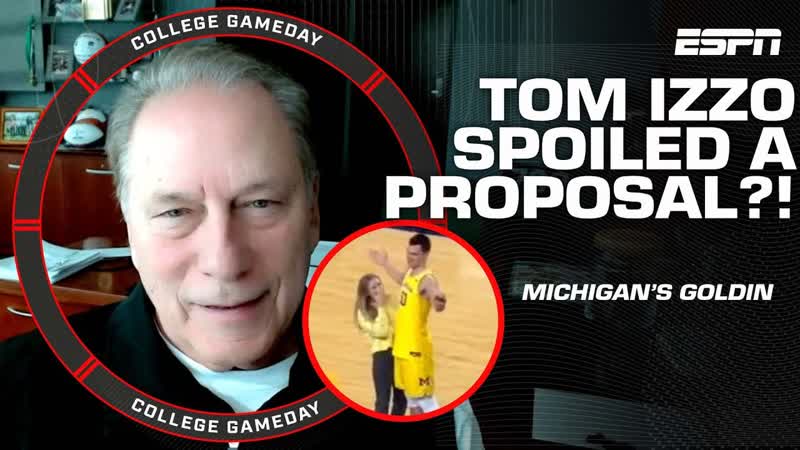 Tom Izzo SPOILED Michigans Vladislav Goldin s proposal I m worried about winning the