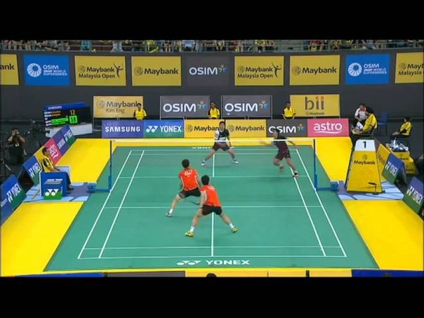 Highlights Badminton Lee Yong Dae Ko Sung Hyun vs Mohammad Ahsan Hendra Setiawan 2013 Malaysia