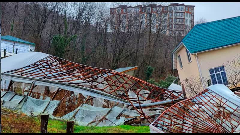 СОЧИ. СТРАШНЫЕ РАЗРУШЕНИЯ. ДОМА УПЛЫЛИ. ВСЕ УНИЧТОЖЕНО. ЛЮДИ