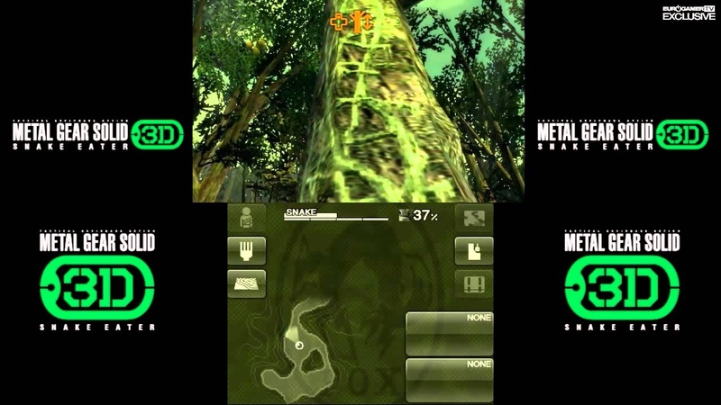 Metal Gear Solid 3 D Snake Eater 3 DS GAMEPLAY First 15