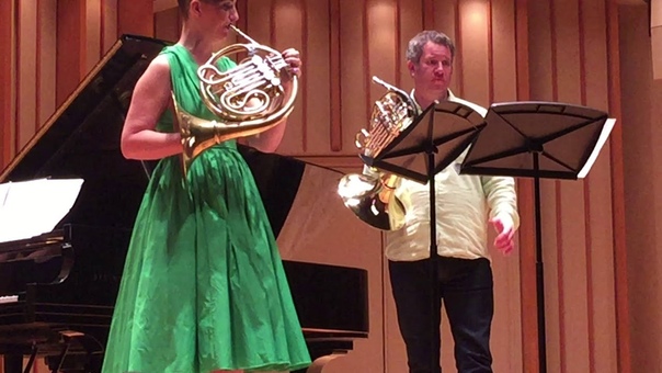 Denise Tryon and Stefan Dohr play Haydn Double Concerto 3rd mvt at IHSLA