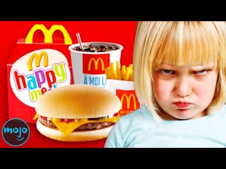 Top 10 Most UNHEALTHY Fast Food Kids Meals