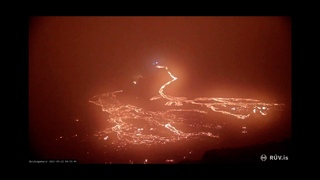 UFO over Iceland Volcano second video
